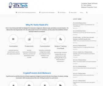 D7Xtech.com(Computer Repair Software) Screenshot