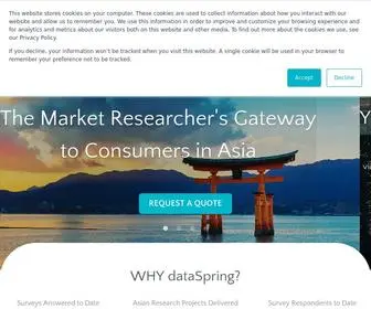 D8Aspring.com(DataSpring) Screenshot