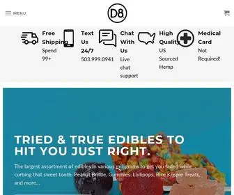 D8THCshop.com(Delta 8 THC Shop) Screenshot