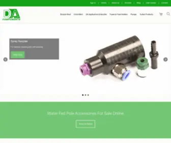 DA-Components.com(Water Fed Pole Accessories For Sale) Screenshot