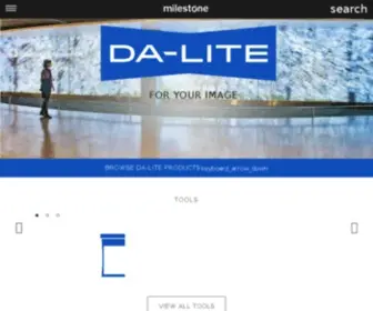 DA-Lite.com(Professional Projector Screens and AV Furniture) Screenshot