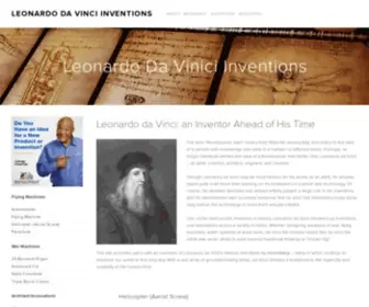 DA-Vinci-Inventions.com(The Inventions of Leonardo Da Vinci) Screenshot