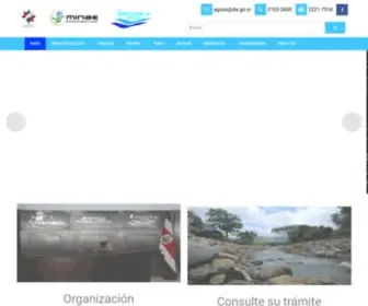 DA.go.cr(Dirección De Agua) Screenshot