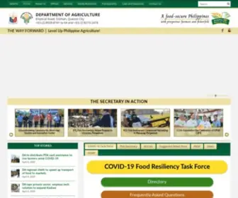 DA.gov.ph(Official Portal of the Department of Agriculture Home) Screenshot