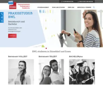 Daa-Wirtschaftsakademie.de(BWL-Studium zum Betriebswirt/in, Bachelor) Screenshot