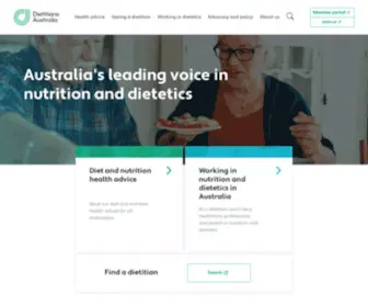 Daa.asn.au(The leading voice in nutrition and dietetics) Screenshot