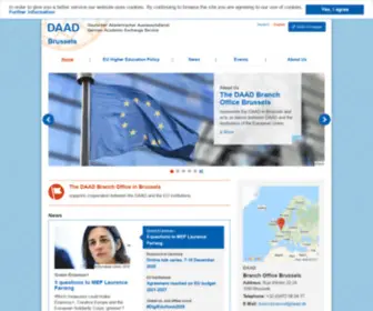 Daad-Brussels.eu(Webseite der DAAD) Screenshot