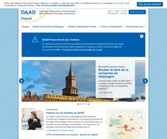 Daad-France.fr(DAAD France) Screenshot