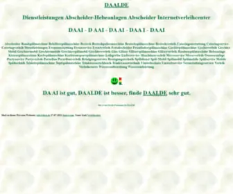 Daai.de(Daai Dienstleistungen Abscheider) Screenshot