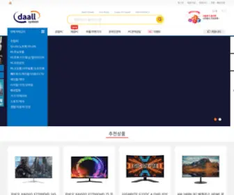 Daall77.co.kr(다올시스템) Screenshot