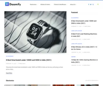 Daamify.com(Product reviews) Screenshot