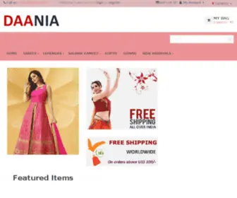 Daania.com(Sarees) Screenshot