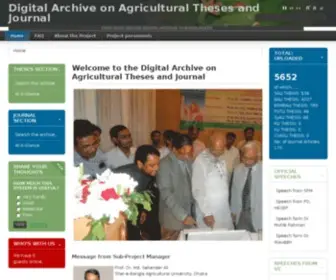 Daatj.net(The Digital Archive on Agricultural Theses and Journal) Screenshot