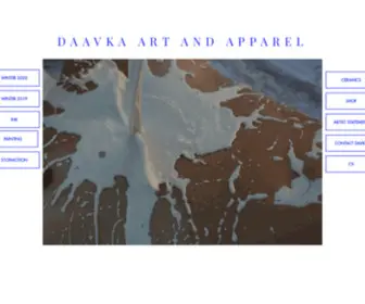 DaavKa.com(DAAVKA ART AND APPAREL) Screenshot