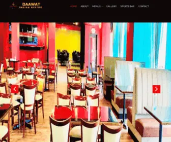 Daawatbistro.com(DAAWAT INDIAN BISTRO) Screenshot