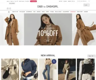 Dabagirl.net(Online Shopping Site for Women's Clothing) Screenshot
