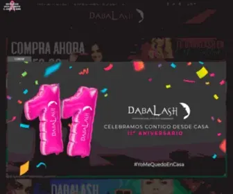 Dabalash.com.mx(Pestañas) Screenshot