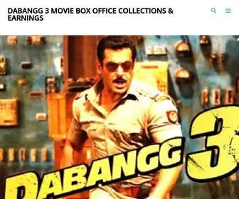 Dabangg3Boxofficecollection.com(DABANGG 3 Movie Box Office Collections & Earnings) Screenshot