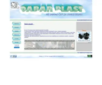 Dabarplast.com(Plastični) Screenshot