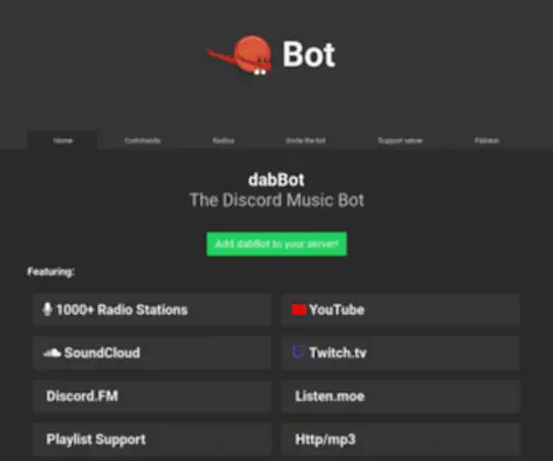Dabbot.org(Dabbot) Screenshot