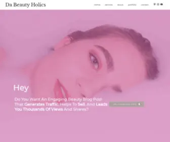 Dabeautyholics.com(Da Beauty Holics) Screenshot