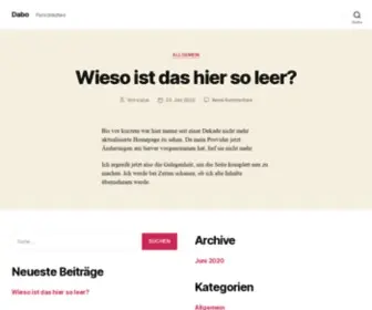 Dabo.de(Persönliches) Screenshot