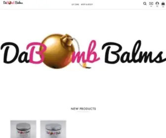 Dabombbalms.com(DaBomb Bombs) Screenshot