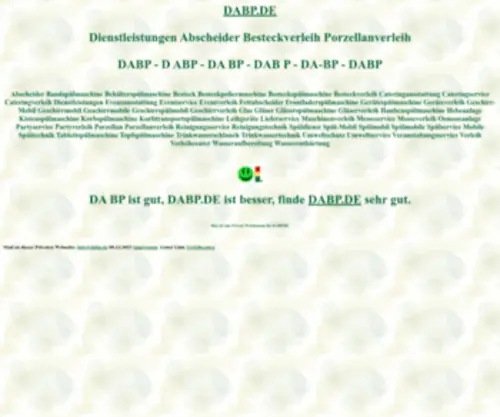 Dabp.de(Spülmobil) Screenshot