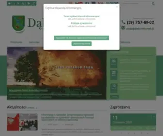 Dabrowka.net.pl(Gmina Dąbrówka) Screenshot