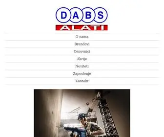 Dabsalati.rs(Dabs Alati Beograd BOSCH) Screenshot