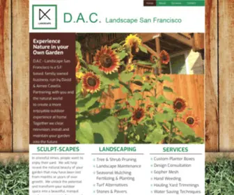 Dac-Landscapesf.com(Landscape Designers) Screenshot