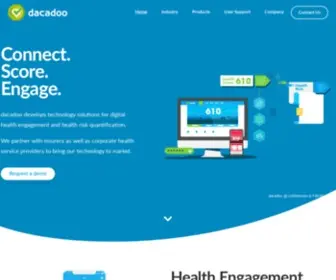 Dacadoo.com(Digital Health Engagement Platform) Screenshot