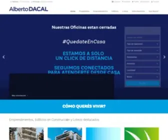 Dacal.com.ar(Alberto Dacal Propiedades) Screenshot