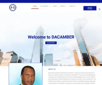 Dacamber.org(Dominican American Chamber of Commerce) Screenshot