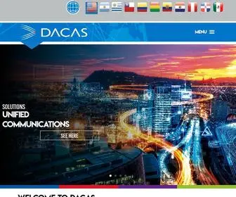 Dacas.com(Wholesale Distributors of Computer and Telecommunications Products) Screenshot