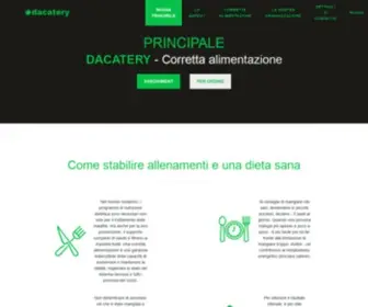 Dacatery.com(Corretta alimentazione) Screenshot