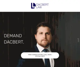 Dacbertlaw.com(Dacbert Law) Screenshot