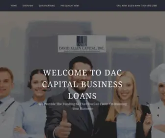 Daccapitalbusinessloans.com(We Provide The Funding So That You Can Focus On Running Your Business) Screenshot