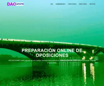 Daccapote.com(Formación Profesores Autoescuela) Screenshot