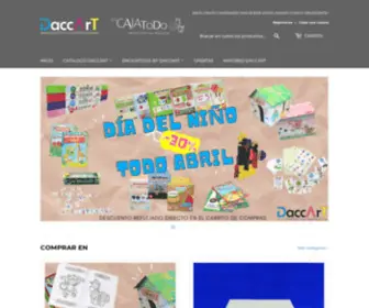 Daccart.com(Ecocreatividad Impresa) Screenshot