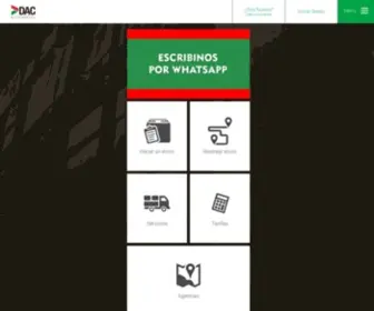 Dac.com.uy(Servicios Logisticos y Correo Privado) Screenshot