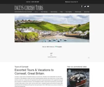 Daceyscornishtours.com(Tours of Cornwall) Screenshot