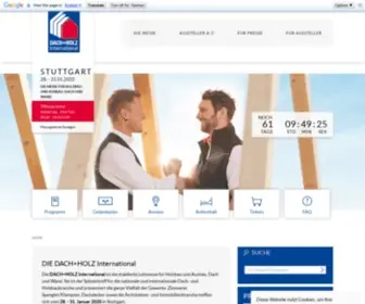 Dach-Holz.com(HOLZ International) Screenshot