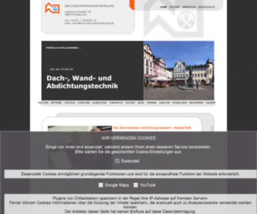 Dachdecker-Koblenz.de(Begrünung) Screenshot