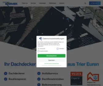 Dachdecker-Kremer.de(Dachdecker Kremer) Screenshot