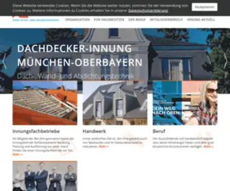 Dachdeckerinnung-OBB.de(Dachdeckerinnung München) Screenshot