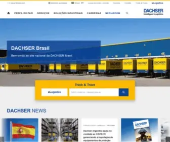 Dachser.com.br(Logística) Screenshot