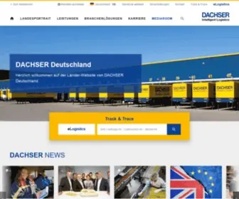 Dachser.de(P> </p>) Screenshot