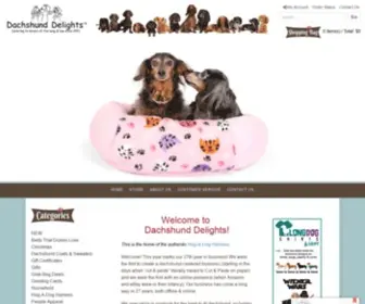 Dachshunddelights.com(Dachshund Delights) Screenshot