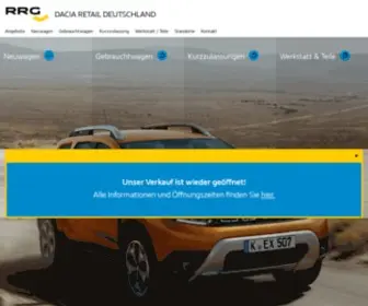 Dacia-Retail.de(Die Dacia Händler für Dacia Fahrzeuge) Screenshot
